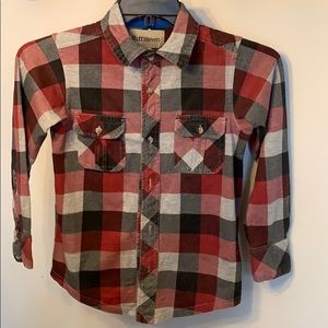 Flannel Button-Down Shirt